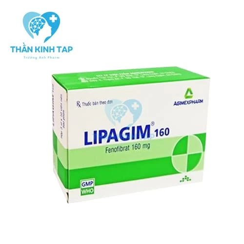  Lipagim 160 - Thuốc hỗ trợ làm giảm mỡ máu